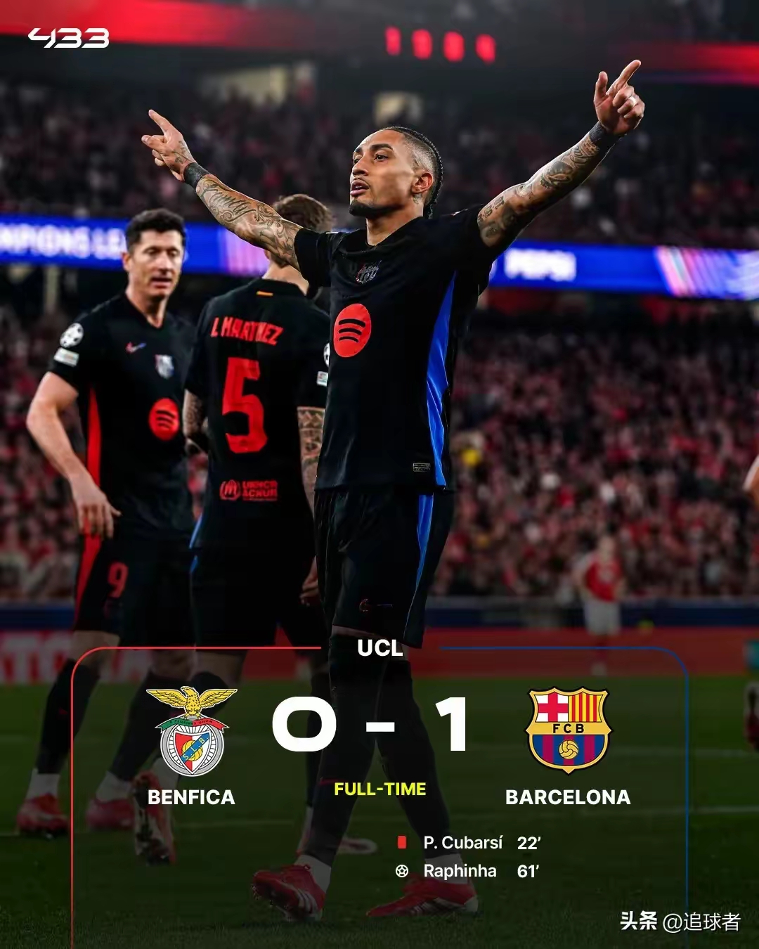 巴萨战平国足，凯恩逆转建功中超