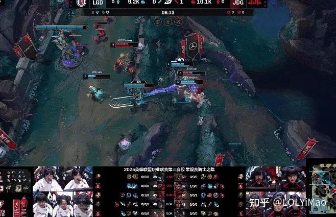 JDG轻取LGD，Ming打出惊人五杀八强赛2:0（伦敦）